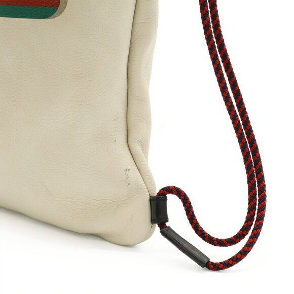 GUCCI Red Leather Tote Bag - Picture 7 of 10